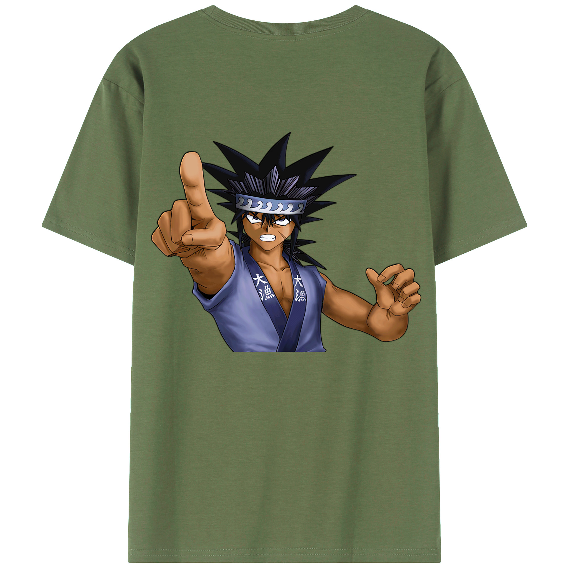 （画像用） 遊☆戯☆王 Yu-Gi-Oh! 綿100％ メンズ半袖Tシャツ（バックプリント） 通気性
